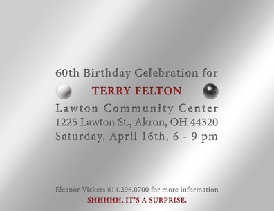60th birthday invitation